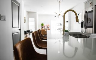 Pristine Rental Property Living Room After A Professional Rental Turnover Cleaning