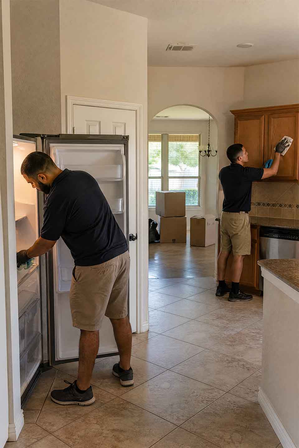 Move-Out Cleaners Cleaning A Recently Vacated Hollywood Park Home In San Antonio Move-Out Cleaners Cleaning A Recently Vacated Hollywood Park Home In San Antonio
