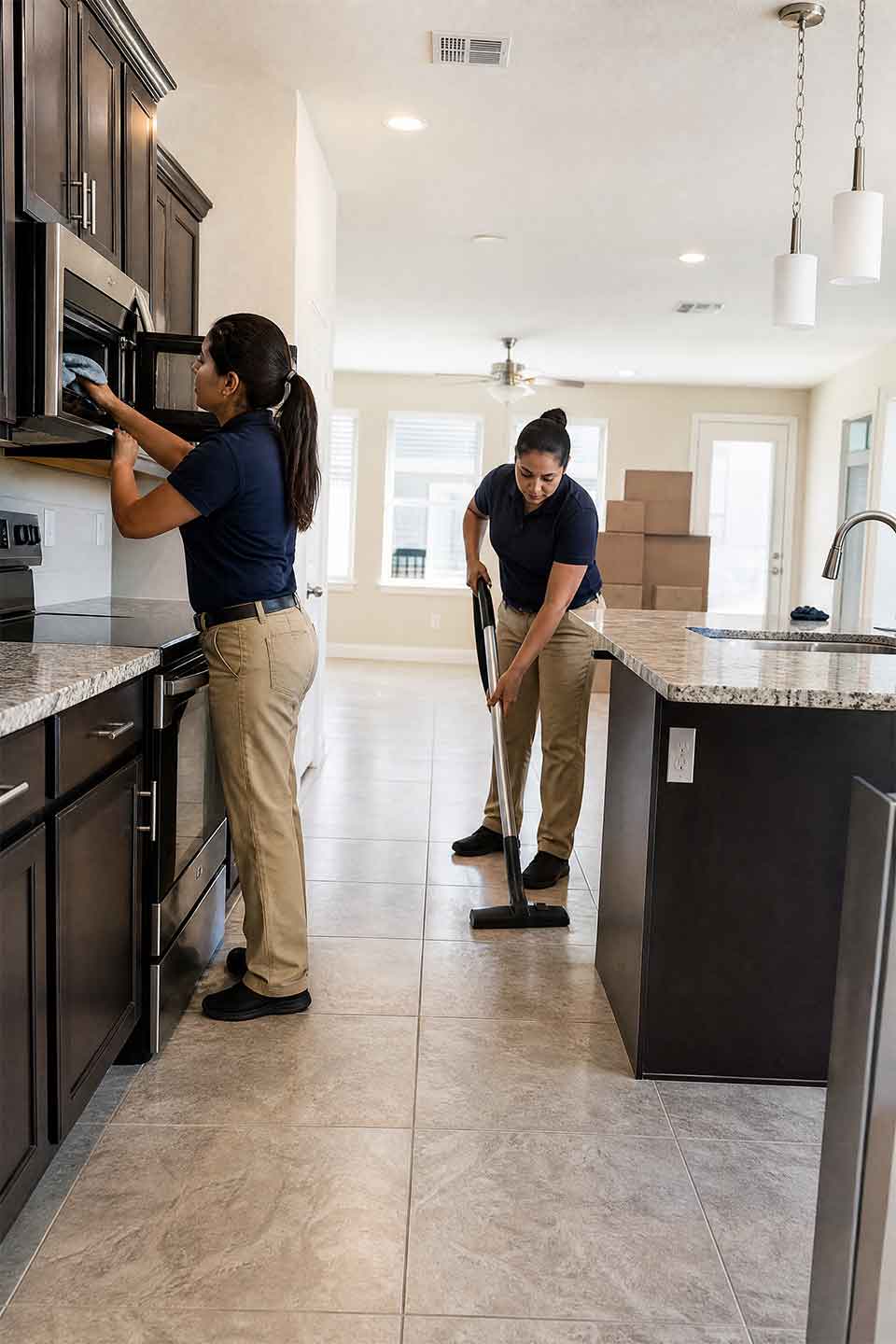 Move-Out Cleaning Professionals Cleaning A Recently Vacated Cibolo Home Move-Out Cleaning Professionals Cleaning A Recently Vacated Cibolo Home