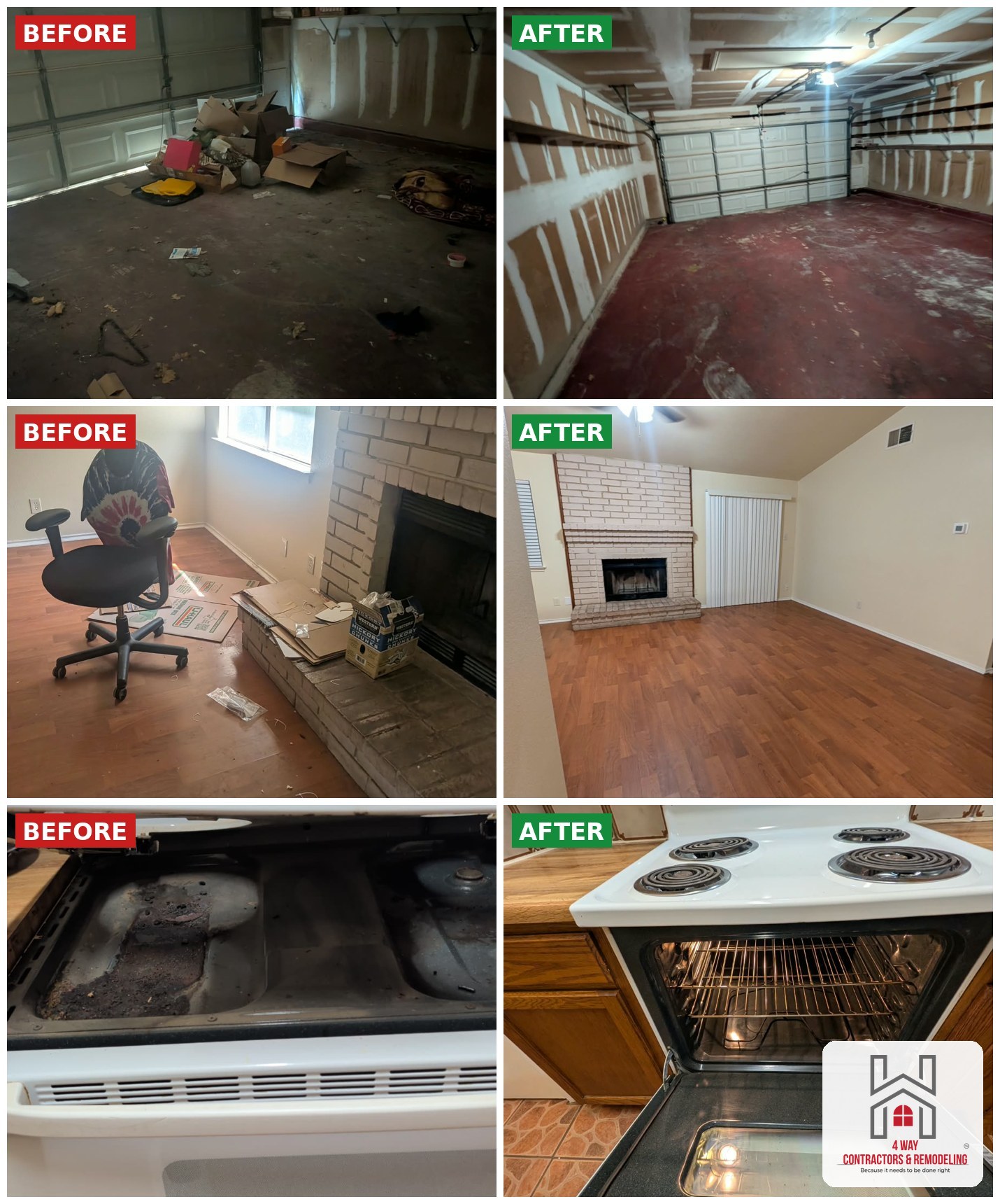 Before And After: 4 Way Market-Ready Package, San Antonio