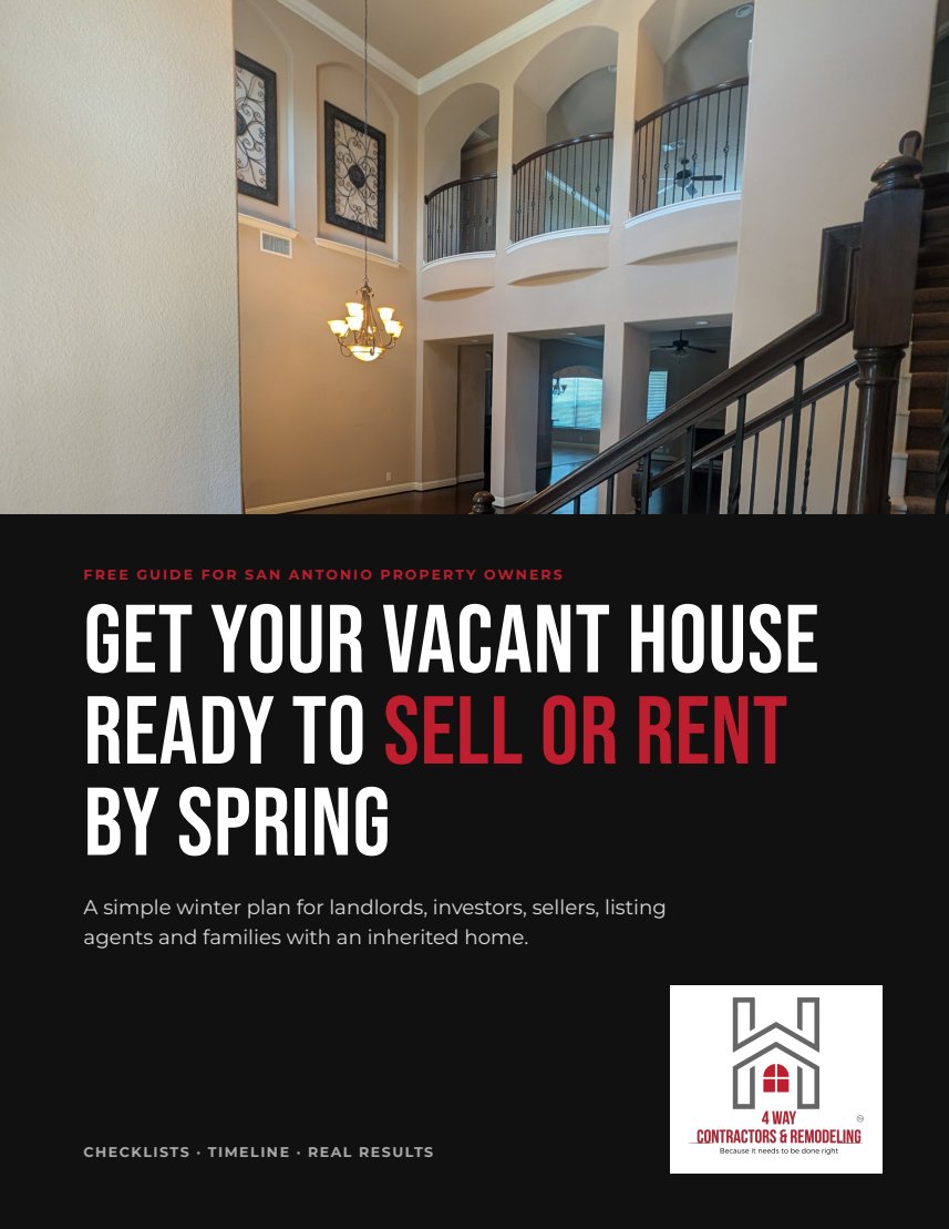 Free Guide: Get Your Vacant House Ready To Sell Or Rent By Spring 2 Free Guide: Get Your Vacant House Ready To Sell Or Rent By Spring